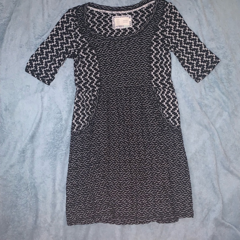 Black & White Anthro Dress